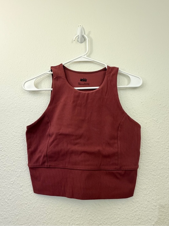 REI Tops - REI Women's Ribbed Crop Tank Top in Dusty Rose
